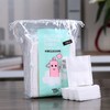 Refreshing 5-Layer Dual-Sided Quilted Pure Cotton Pads for Facial Cleansing, Lint-Free Cotton 100 Count 10ea