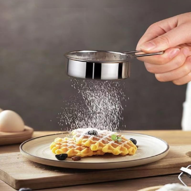 2 Pack Powdered Sugar Sifter - Flour Sifter for Baking