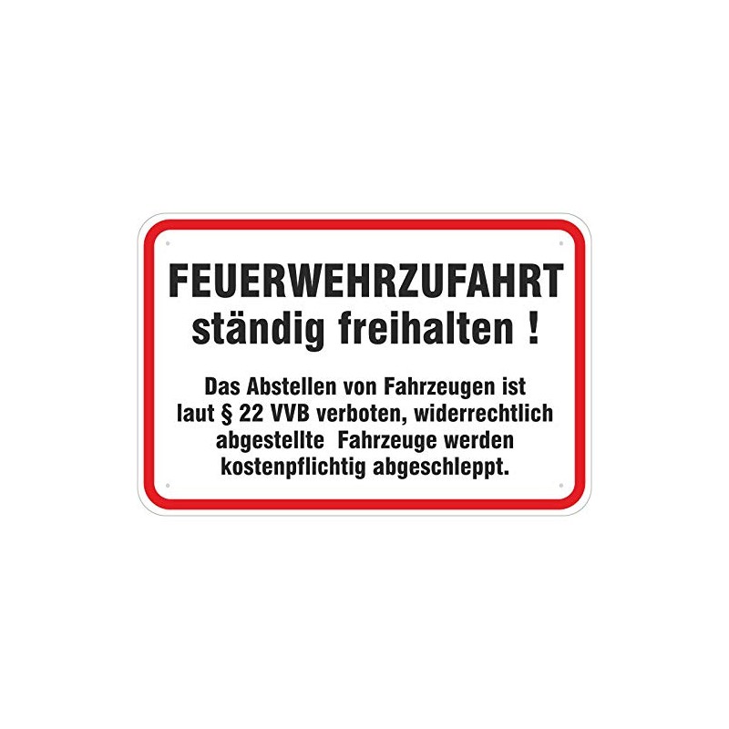 Fire Brigade Access Sign Aluminium Composite Material 3 mm Thick