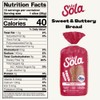 Sola Keto Sweet & Buttery White Bread - Delicious Non-GMO,