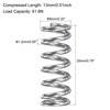 sourcing map Compression Spring,304 Stainless Steel,8mm OD,1.2mm Wire Size,13mm Compressed
