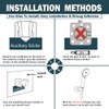 Shower Head Holder All Meta lHandheld Shower Wand Bracket Adhesive