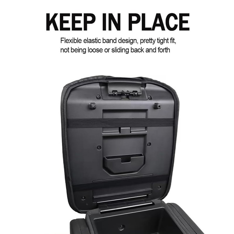 NICTSEPO Center Console Cover Compatible with 2019-2025 Chevy Silverado/GMC Sierra