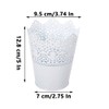 Set of 4 Cups for Make Up Brushes, Makeup Brush