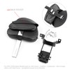 Topteng Motorbike Back Rest, Motorcycle Front Plug-In Driver Nails Backrest