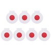 PATIKIL Microfiber Bullseye Targets 7cm, 7Pcs Competition Game Target Shooting