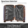 Joyway Luggage Sets 6 Piece PP Hardside Carry on Suitcase
