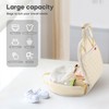 Amenpoki Portable Waterproof Leather Diaper Changing Pad Compact for Travel