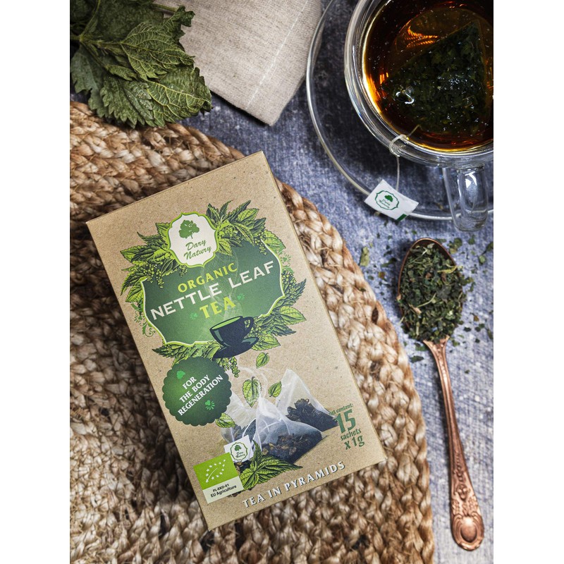 Nettle Leaf Organic Tea Bags Pyramids Biodegradable / health tea