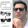 REONAS BRAND3 Polarized & Dimmable, Color Changing Sunglasses, Wellington, UV