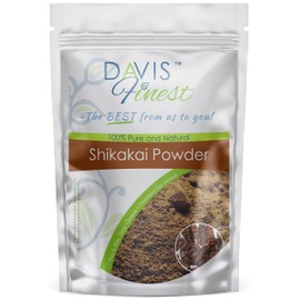 Davis Finest Shikakai Powder, Deep Cleansing SLS-Free Soap Shampoo, Conditioner, Body Cleaning, Itchy Scalp, Dandruff, Promotes Hair Growth, Healthy Scalp, Shiny Hair 250 g