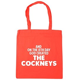 Hippowarehouse And on the 8th day God created The Cockneys Tote Shopping Gym Beach Bag 42cm x38cm, 10 litres