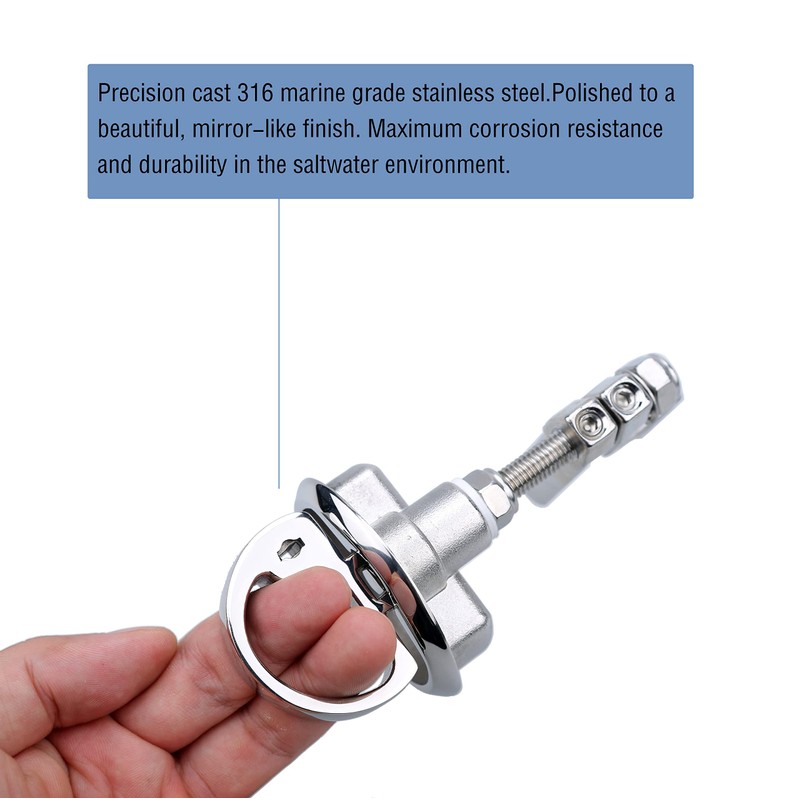 Thorn Marine Cam Latch Boat Hatch Stainless Steel Locking Style