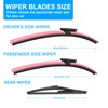 CJPPPZIW® Windshield Wipers Replacement for Mini Cooper R56 2013-2014,Streak-free,OEM Quality