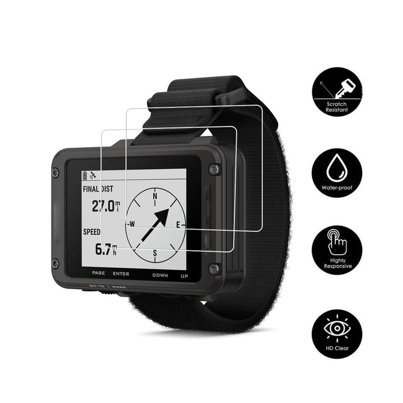 Walieoka Screen Protector Compatible with Garmin Foretrex 801 901,Ultra-Thin Explosion-Proof