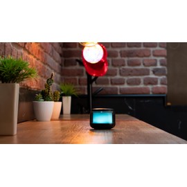 Garza -Portable Wireless Bluetooth 5.1/Micro SD Speaker with 15 Multicolor LED Light Modes, 360° Sound and Hands-Free Calling