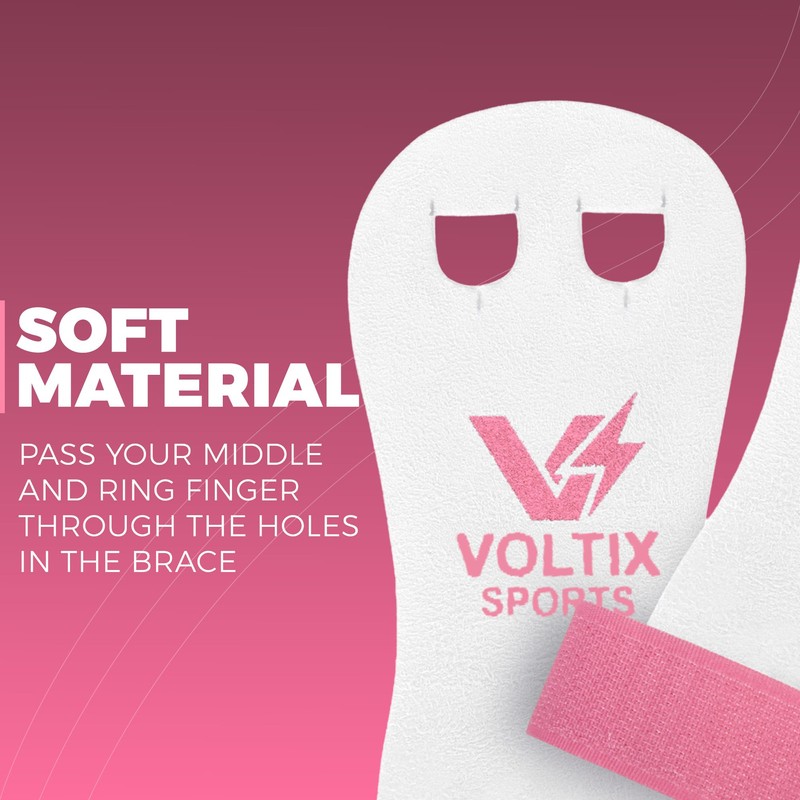 VOLTIX SPORTS Gymnastics Hand Grips Adjustable Wrist Support Gloves for