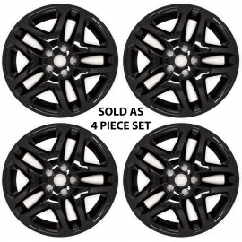 Coast2Coast International (CCI) Black Clip On Skin Covers 4PC Set FOR 2013-2016 Ford Fusion S SE 17" Wheel