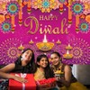 7x5FT Happy Diwali Photography Backdrop Indian Diwali Background Decorations for