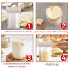 Wjelet 3PCS Sourdough Bread Starter Jar Cloth Covers, Fabric Bowl