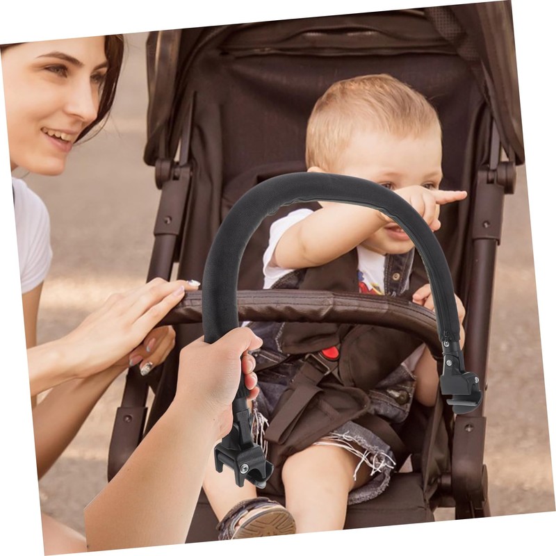 Kisangel Stroller Armrest Handle Extender for Stroller Durable and Safe