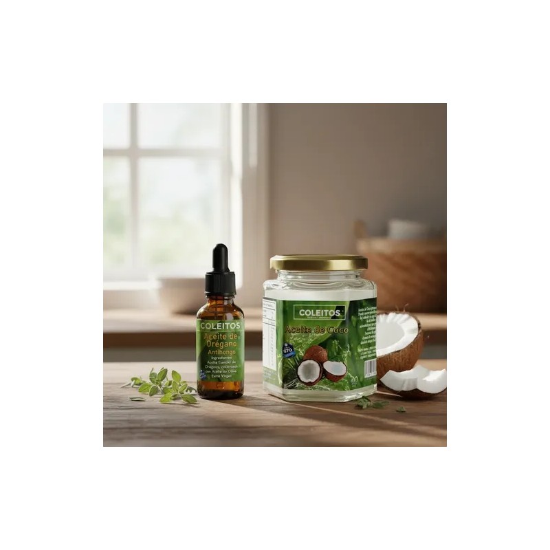 Aceite De Coco Y Aceite De Orégano Coleitos 250ml Y