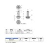 Sugatsune スガツネ工業 ランプ印 八角アジャスター 首振り機構付 MK8AD-M10