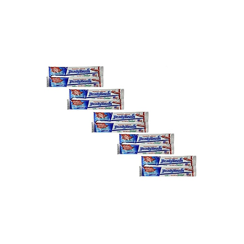 Ready Brush Prepasted Disposable Toothbrush 10 count