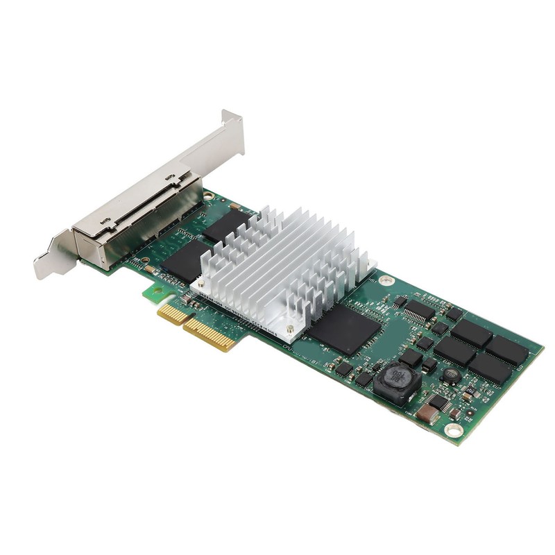 Gigabit Network Card 4 RJ45 Port PCIE X4 10Mbps 100Mbps