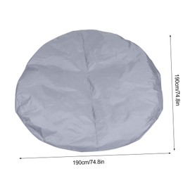 Outanaya 1Pc Round Hot Tub Cover Outdoor Bathtub Protector Durable Spa Cap for Pool Garden Premium Quality Rain Resistant