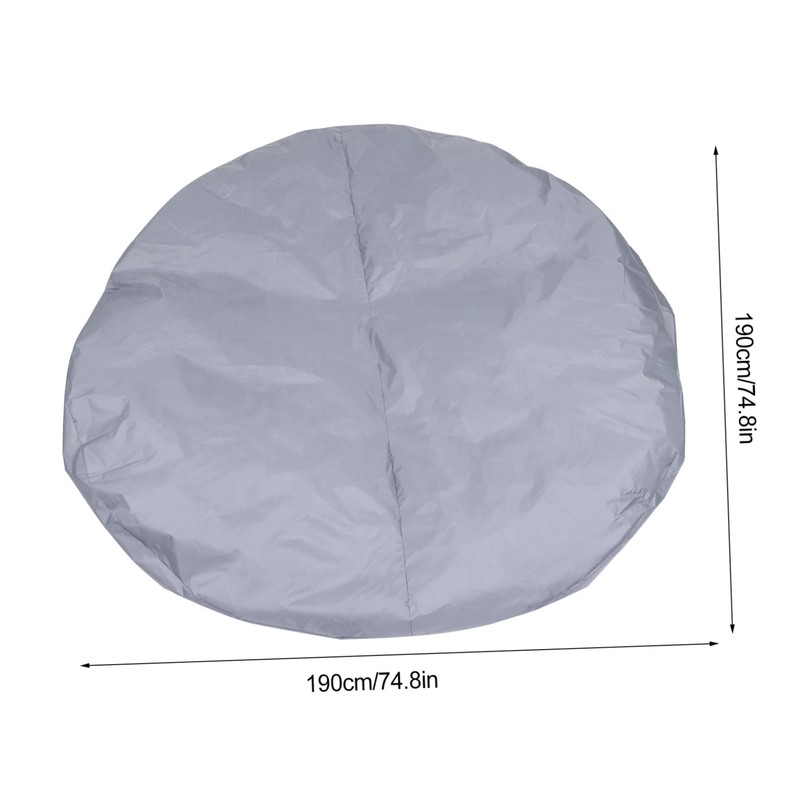 Outanaya 1Pc Round Hot Tub Cover Outdoor Bathtub Protector Durable