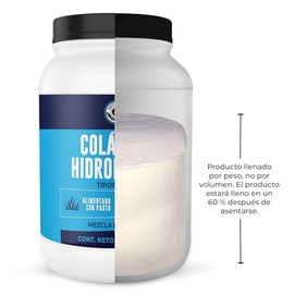 Péptidos de Colágeno Hidrolizado Puro en Polvo | Collagen Peptides Tipo I y III | Pastoreo Libre, Sin Sabor y Sin Azúcar | Para Piel, Cabello, Uñas y 