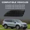 JDMON Front Fog Light Cover Compatible with Honda Pilot 2016