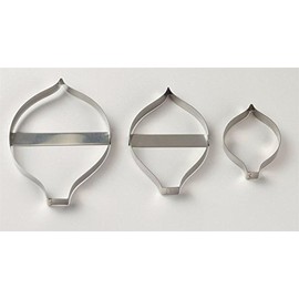 Stainless Steel 3 piece set Arum Lily Sugarcraft Flower Cutters 65mm 94mm 112mm