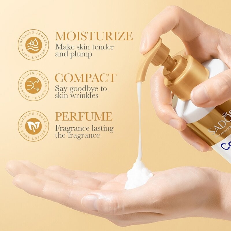 Collagen Whitening Body Lotion Losyen Pemutih Moisturizing Firming Skin Pemutih