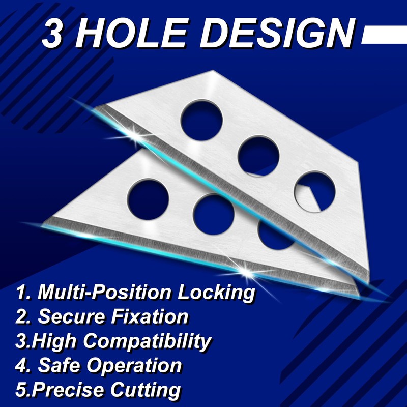 Lothee 50 Pack Mini Utility Knife Blades Compatible with #96