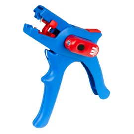 WEICON Wire Stripper No. 5 LED Kit - 0.2-6mm² Precision Stripping Pliers with 3 Brightness LED for Dark Work Areas