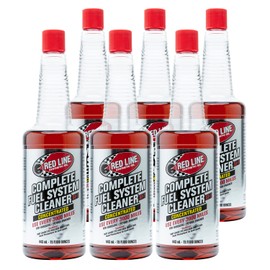 Red Line 60103 SI-1 Complete Fuel System Cleaner, Cleans and Prevents Corrosion in Fuel Systems, Cleans Injectors, Carburetors, Valve and Combustion Chamber Deposits - 15 Ounce (6 Pack)