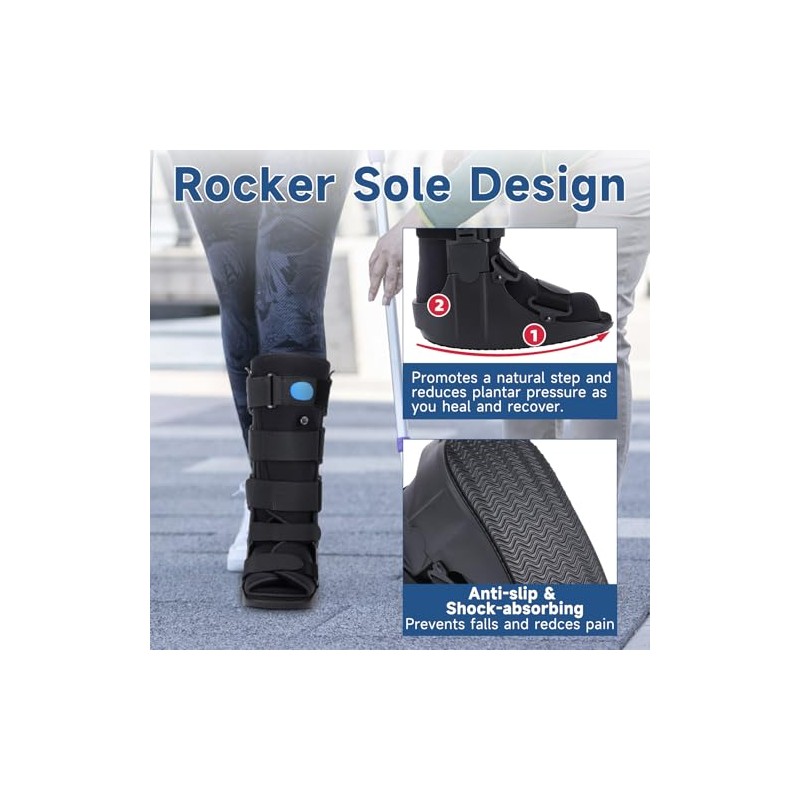 Tall Inflatable Walking Boot, Air Cam Walker Fracture Boot Orthopaedic