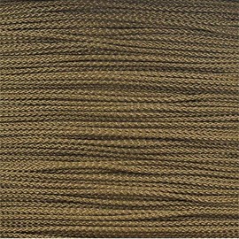 Micro 90 Cord – M90 – Nylon Paracord in Solid Colors – Tensile Strength 90 LBs – Choose from 10, 25, 50, 100, 1000 Foot Sizes (100 Feet, Coyote Brown)