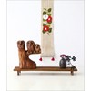 Teak Tray, Natural Wood Display Stand, Interior Tray, Solid Wood,