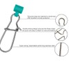 Fising Line Sinker Sliders with Duolock Snaps,Heavy Duty Sinker Slides
