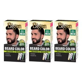 Mayoreo 3piezas Tinte Bigen Men's Barba · Negro Natural B102