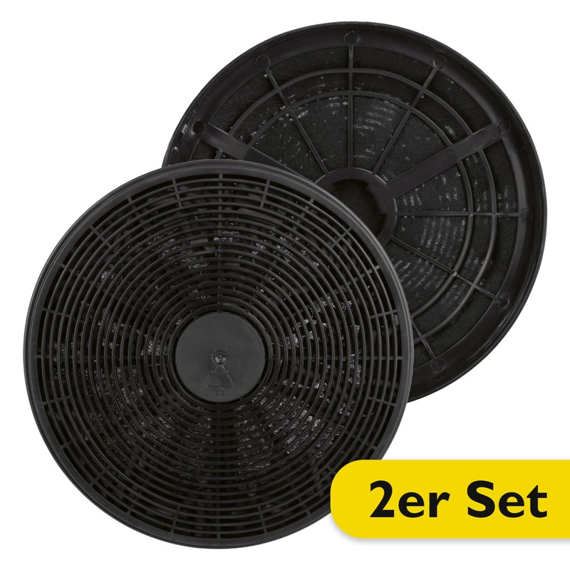 Bomann® Carbon filter set, activated carbon filter in a practical