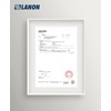 LANON 6-mil Black Nitrile Disposable Gloves, Food-Safe, Powder-Free, Heavy-Duty, Textured