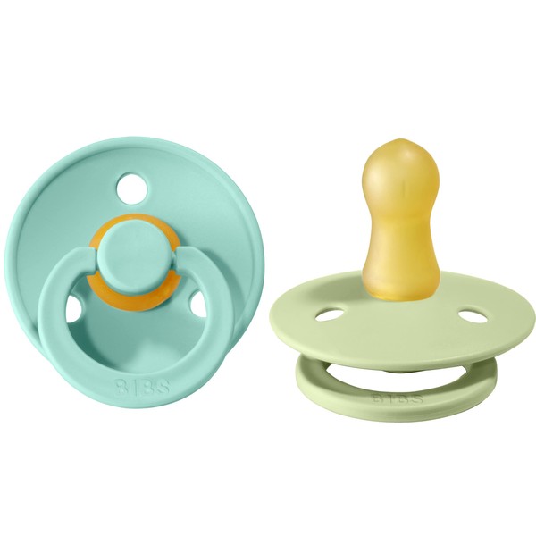 BIBS Baby Pacifiers | BPA-Free Natural Rubber Pacifier | Made