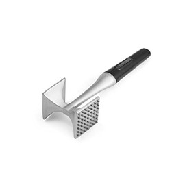 Farberware 5211475 Professional Dual-Sided Stainless Steel Meat Tenderizer with Comfort Grip Handle, Standard