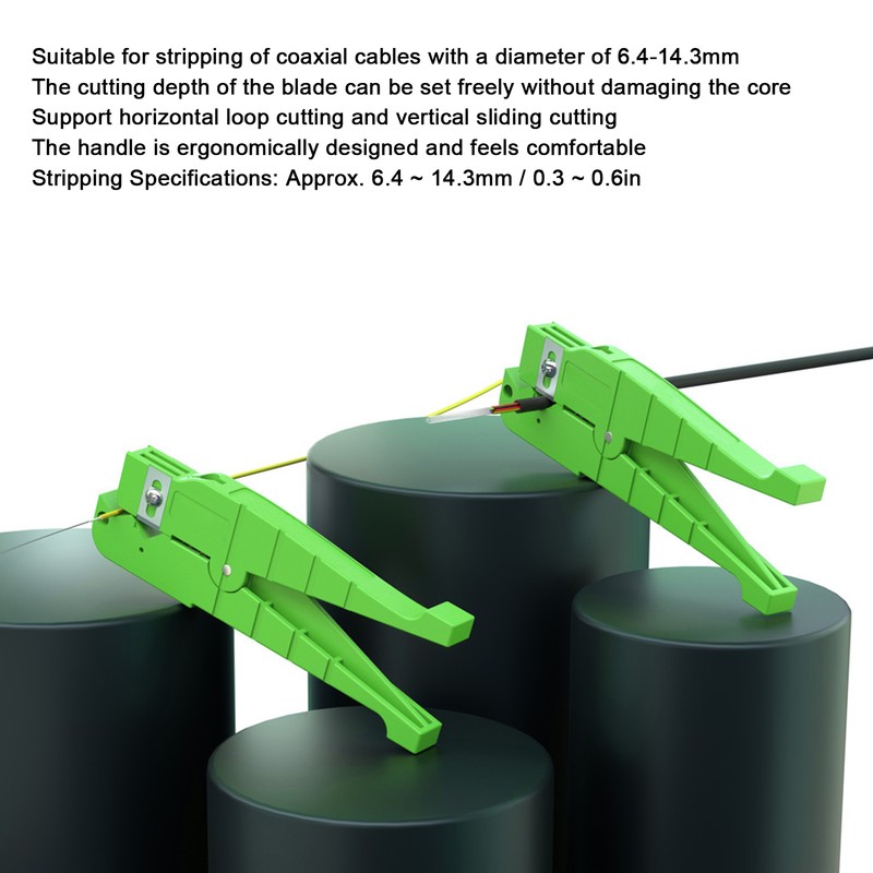 Tube Wire Stripper Coaxial Cable Multifunctional Professional Industrial Hand Tool