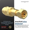 Drehmeister Euronozzle LPG Adapter - Gas Bottle Adapter W21.8 x