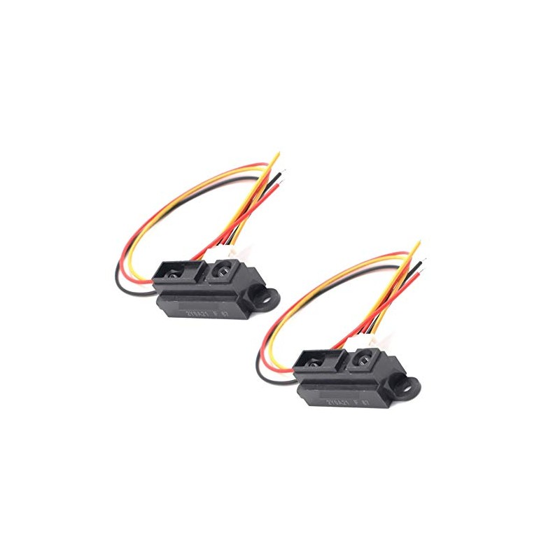 TECNOIOT 2pcs IR Sensor GP2Y0A21YK0F Measurement Detection Distance Sensor 10